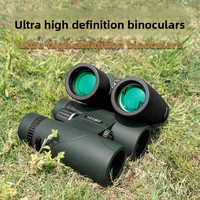 Jumelles HABO 10x42 à tube droit, objectif 42 mm, haute magnification, optique cristalline, vision nocturne en basse lumière, prêtes pour le voyage
