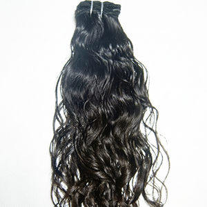 100% trama doble hidratada fuerte cabello Remy cuerpo ondulado máquina cabello crudo tejido de extensiones de cabello humano de la India - Product Image 1