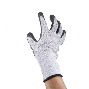 Cut 5 Resistance 13G HPPE Liner Noir PU Trempé Sécurité Travail Résistant Aux Coupures Gants Anti-Coupure Anti-Coupure Gant Niveau 5 - Product Image 2