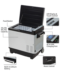 Réfrigérateur de congélateur de voiture avec batterie au Lithium remplaçable de 12V 25ah pour la maison ou l'extérieur - Product Image 4
