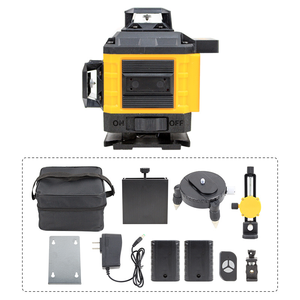 Niveau laser industriel 360 avec 16 lignes laser vertes <span class=keywords><strong>Distance</strong></span> de travail de 50m Support de niveleur de sol Prix attractif - Product Image 1