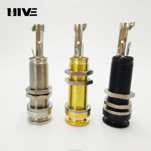 Achterste Band Vergrendeling Basgitaar Jack Socket Split-Type Versterker Behuizing Enkelkanaals Schroefdraad Buis <span class=keywords><strong>Output</strong></span> Socket Verbindingsgat - Product Image 5