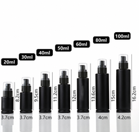 Bouteilles pulvérisatrices en verre ambré de haute qualité, de qualité cosmétique, résistantes au gel, avec logo personnalisé, certifiées LFGB ISO, 30 ml, 60 ml, 100 ml, 120 ml
