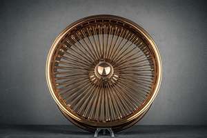 Velg Kawat Paduan Emas 22 26-Inci dengan Desain Rolling Spoke 5x114.3 Bolt Kondisi Baru Minimal Pemesanan 4 Buah - Product Image 2