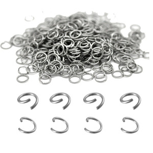 Open Loop Metal <b>Rings</b> For Earring Making Silver Gold Plated Chain Connector Jewelry Findings 10mm Size Wholesale DIY Accessories - Product Image 5