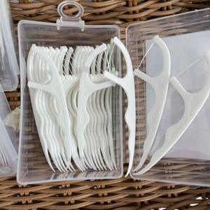 R343 – Clips de fil dentaire en boîte, cure-dents à fil dentaire, 30 pièces par paquet. 1 yuan en gros, 2 yuans en cadeau promotionnel, exportation - Product Image 1