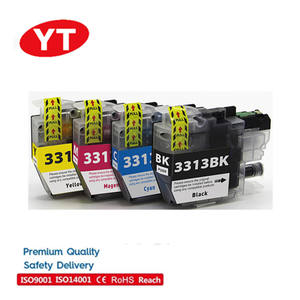 Yelbes 3313 3311 LC3311 LC3313 Cartucho de tinta de inyección de tinta compatible con color Premium para impresora <span class=keywords><strong>Brother</strong></span> <span class=keywords><strong>MFC</strong></span>-J491DW de tinta de inyección de tinta - Product Image 2