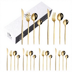 <span class=keywords><strong>Set</strong></span> di posate in acciaio inossidabile <span class=keywords><strong>titanio</strong></span> nero e oro da 24 pezzi, molto venduto, con <span class=keywords><strong>coltelli</strong></span>, forchette e cucchiai lucidati a specchio, con scatola portatile. - Product Image 4