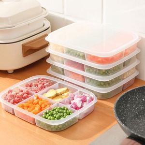 Boîte de conservation et de préparation alimentaire en plastique pour réfrigérateur et congélateur, avec compartiments pour viande - Product Image 4