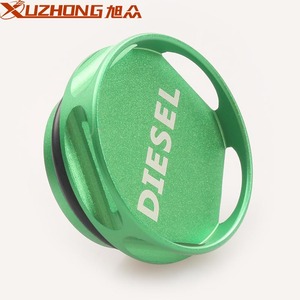 Tapa de Combustible de Aluminio Xuzhong de 13-18 mm para Dodge Ram Diesel, Repuesto Verde Azul, Paquete de Dos - Product Image 4