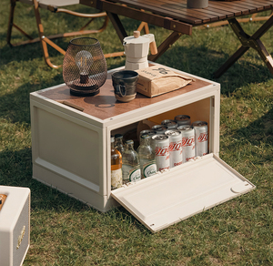 Home <b>Kitchen</b> Camping Multifunctional Plastic Folding Box Portable <b>Storage</b> Bin <b>Boxes</b> - Product Image 2