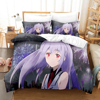 Drap de lit Queen Size imprimé personnalisé dessin animé ensemble de literie pour enfants ensemble de housse de couette ensemble de literie pour enfants