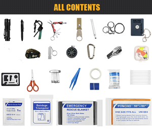 Utdoor-Bolso táctico de emergencia para uso en el hogar, bolsa de cinturón rural para emergencias con proveedores médicos para auto - Product Image 6