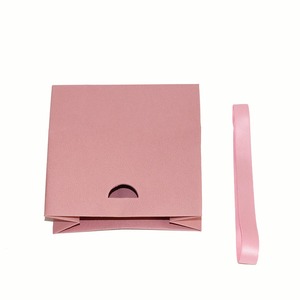 Csmd Chinese Fabrikant Kleine Bestelling Hoeveelheid Persoonlijke Logo Klaar Om Luxe Cadeau Roze Ketting Tas Voor Sieraden Accessoires - Product Image 5