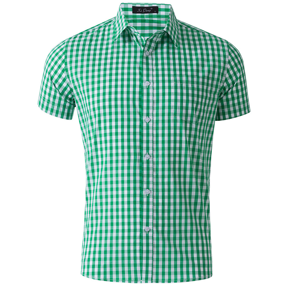 Green short sleeves