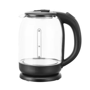 Bouilloire électrique sans fil en verre de 2 L avec arrêt automatique, protection contre l'ébullition à sec, base rotative à 360 degrés, utilisation sûre, usage domestique, 1500 W - Product Image 5