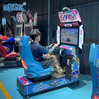 Vidéo 3d Expérience de conduite de voiture dynamique électronique et simulateur de course Machine d'arcade à pièces à vendre