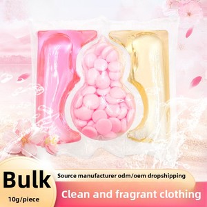 Sản phẩm làm sạch cho nhà viên nang vỏ tùy chỉnh hạt giặt thân thiện với môi chất tẩy giặt 5 Trong 1 vỏ - Product Image 4