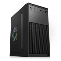 Boîtier PC MicroATX ultra léger, 1,45 kg, châssis compact ITX Mini Tower pour jeux avec alimentation sur le dessus