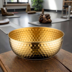 Kim loại Yoga Thiền Chánh Niệm âm thanh Chakra tay búa hiện đại sang trọng tùy chỉnh Tây Tạng hát bát đặt - Product Image 1