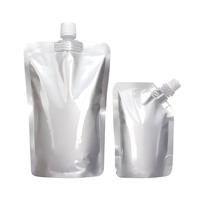 Sachet Doypack à bec verseur en aluminium imprimé sur mesure, 20ml 50ml 100ml, pour l'emballage de cosmétiques, détergents et liquides de lavage