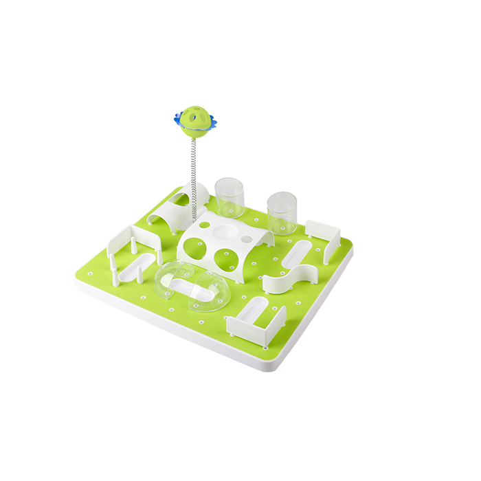 All-for-paws Cat Toy Food Dispenser - Interactive Puzzle Feeder