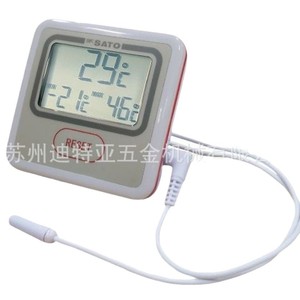 Sato Pc-3300 Electronic <b>Thermometer</b> Wall Mounted For Cold Storage Industry Use With 1.5V Battery - Product Image 5