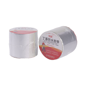 3M/5M/10m nhôm lá mỏng BUTYL băng không thấm nước cao su nóng chảy dính nước kích hoạt mặt nạ cho bên ngoài tầng hầm sửa chữa rò rỉ - Product Image 5