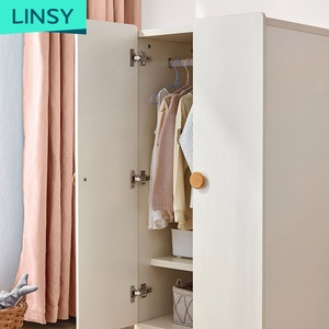 <span class=keywords><strong>Armadio</strong></span> Moderno <span class=keywords><strong>Bianco</strong></span> a Due Ante per Bambini con Ante in MDF, Mobili per Camera <span class=keywords><strong>da</strong></span> Letto, Contenitore LS236E2-A - Product Image 5