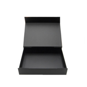 Lớn Sang Trọng Tùy Chỉnh Có Thể Gập Lại Quà Tặng Từ Hộp Giấy Màu Đen Hộp Các Tông Hamper Hộp Quà Tặng - Product Image 2