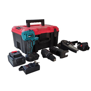 N in 1 Cordless Tool Kits Multi-Functional Power Tool Set <b>Jig</b> Saw Power Angle Chain Saw Cordless <b>Drills</b> with Box - Product Image 4