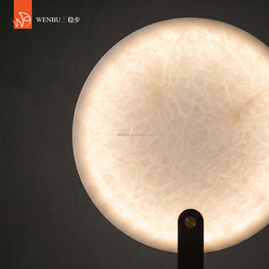 Luxury Spanish alabaster Table Lamp Modern Bedside <b>Night</b> <b>Light</b> for Bedroom Decor LED - Product Image 3