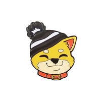 Micro broche d'émail avec personnage de dessin animé, en métal personnalisé, vente en gros, avec votre propre Logo