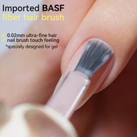 BORN PRETTY TERRA 6 PCS/set Kit de vernis à ongles en gel couleur populaire, sans TPO ni HEMA, emballage fenêtré, pour salon de manucure