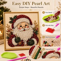 Peinture Diamant Thème Noël, Cadeau de Fêtes, Vente en Gros, Source Directe pour Plateformes Internationales, Tableau Décoratif Moderne