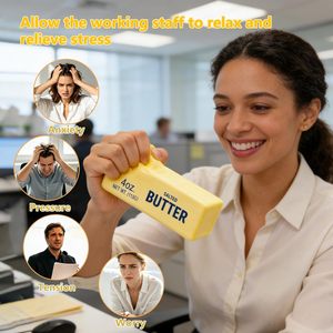 Butter Squishy Toy 4Oz Soft <b>Scented</b> Fidget Toy Slow Rising Butter <b>Stick</b> For Kids Unisex TPE Material - Product Image 4