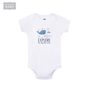 Wholesale 100% Cotton Knit Bodysuits 3pcs Casual Button Closure <strong>Onesies</strong> for Baby <strong>Boys</strong> Size 0-12 Months for Spring Clothing - Product Image 2