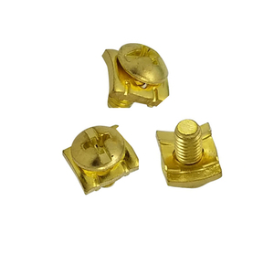 Fabricant de vis <span class=keywords><strong>à</strong></span> filetage <span class=keywords><strong>à</strong></span> fente en laiton encastré avec rondelle carrée pour produits électriques - Product Image 4