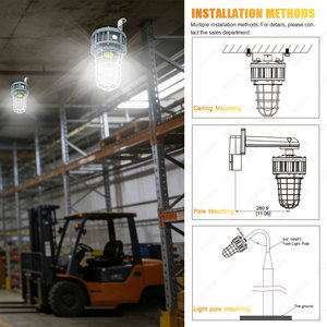 Lámpara LED a Prueba de Explosiones para Áreas Peligrosas Atex Zona 1 Zona 2 de 20W, STOCK en EE. UU. - Product Image 4