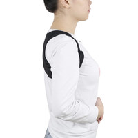 Ceinture de Correction Posturale Invisible Unisexe – Correcteur de Posture Élastique à Compression pour Soutien Dorsal et Égalisation des Épaules Inégales (Adulte)