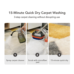 Machine automatique de lavage et de nettoyage de tapis avec brosse de récurage, équipement commercial de nettoyage de tapis - Product Image 3