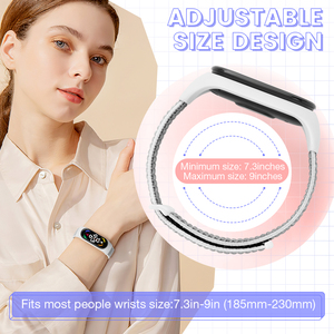 Correa de Reloj de Nailon Ajustable con Velcro para <span class=keywords><strong>Amazfit</strong></span> Band 5, para <span class=keywords><strong>Hombre</strong></span> y Mujer - Product Image 4
