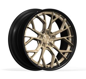 Roues de voiture forgées Offre Spéciale en usine 21 22 23 <span class=keywords><strong>24</strong></span> pouces 2 <span class=keywords><strong>pièces</strong></span> ensemble de roues forgées pour voitures - Product Image 5