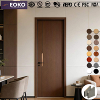 EOKO Vente en gros de portes intérieures en bois MDF insonorisées modernes pour appartements, destinées aux constructeurs