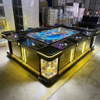 Machine de jeu d'arcade Fish Hunter avec écran LCD de 100 pouces, prend en charge 10 joueurs, cabinet en métal durable, version anglaise