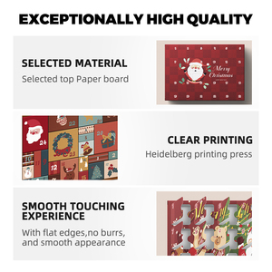 Zeecan calendrier de l'avent conception de paquet non réclamé calendrier de l'avent personnalisé 3d pop up boîte enfant jouets <span class=keywords><strong>boxe</strong></span> mystère cadeau boîtes en papier - Product Image 5