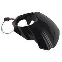 YongJin accessoires de moto noirs de haute qualité phares Led pour plaque de garniture de phare Harley Breaker