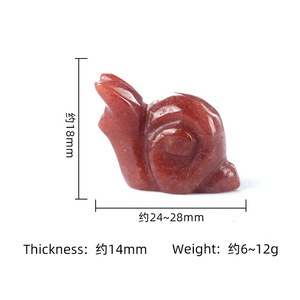 크리스탈 달팽이 입상 가정 장식 및 수집 가능한 동물 동상 조각 좋은 가격 - Product Image 2