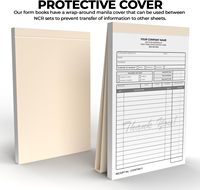 Carnets autocopiants NCR en 2 exemplaires pour factures, reçus, ordres de travail, ordres de vente, ordres d'achat, devis et formulaires de quotation