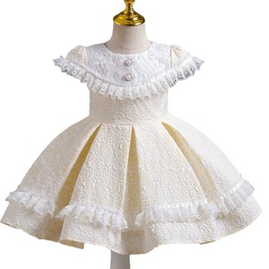 Vestido de Tul con Flores para Niñas, Vestidos de Princesa para Bodas, Fiestas de Cumpleaños, Vestidos de Encaje para Niñas, Disfraces, Ropa - Product Image 1